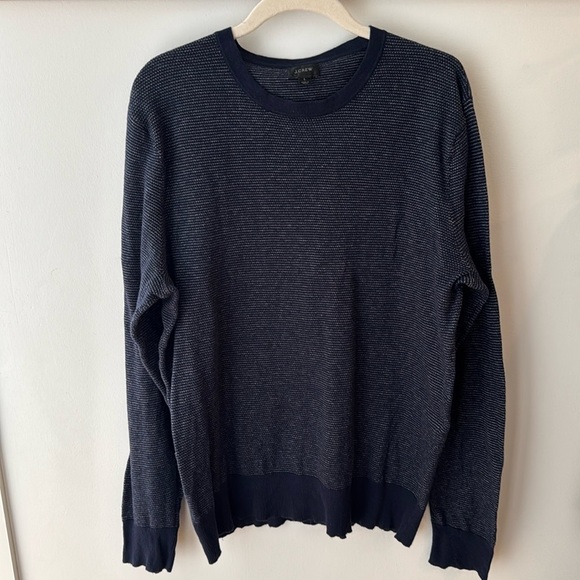 J. Crew Men’s Cotton Cashmere Blend Sweater Size L - Picture 1 of 6